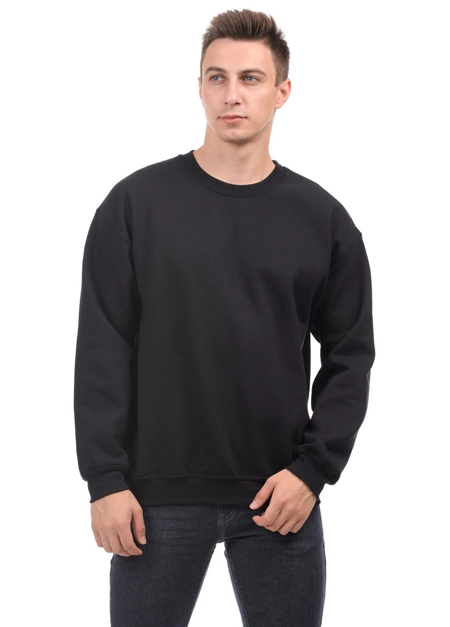 Красный мужской свитшот на флисе heavy blend crewneck sweatshirt теплый свитер, xxl Gildan (394993368)