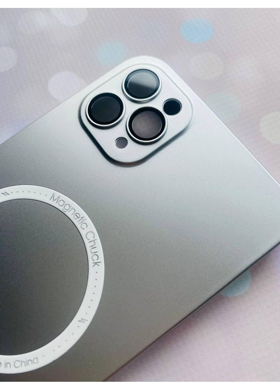 Ультратонкий чохол MagSafe на iPhone 11 Pro Max із додатковим захистом камер:: Срібний Creative (360665533)