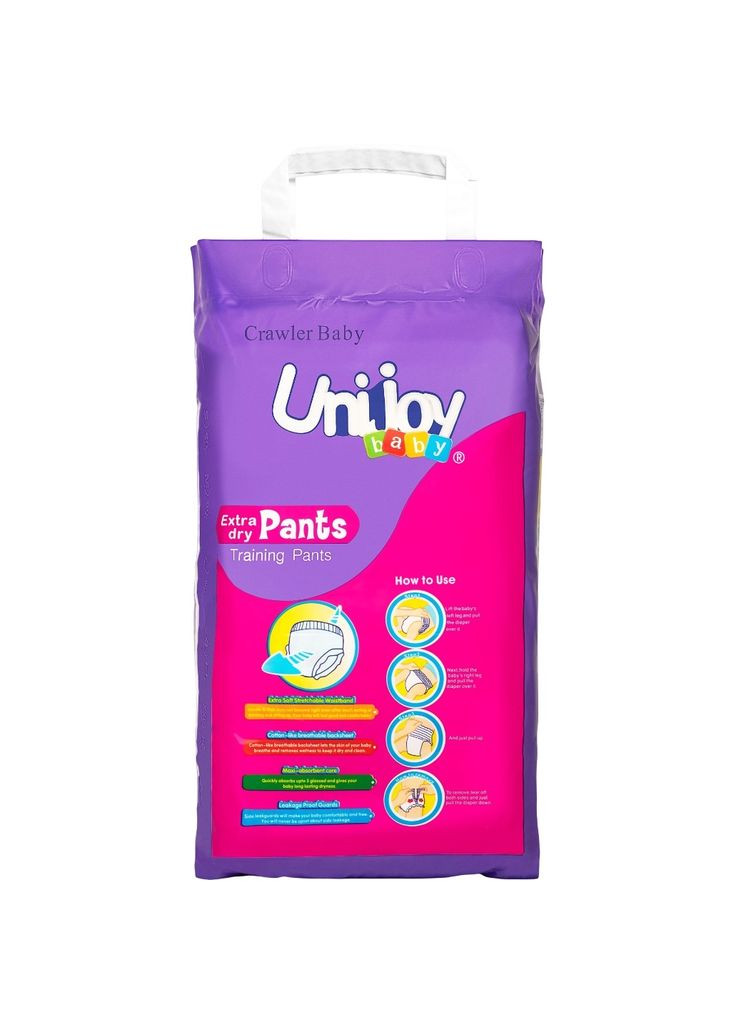 Подгузники-трусики Soft 3 (6-9 кг), 60 шт. Unijoy PM60 (327223482)