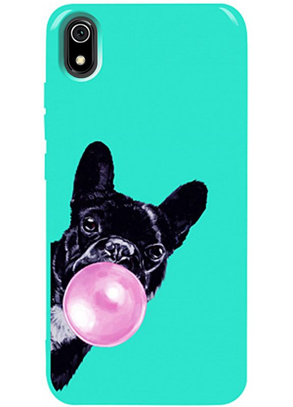 Чехол накладка Pure TPU 2mm Print Case Xiaomi Redmi 7A #75 Bubbledog Mint Toto (301782931)