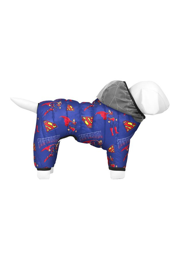 Комбінезон для собак Clothes малюнок "Сила Супермена",, В 52-55 см, С 31-36 см [CD] WAUDOG (367859770)