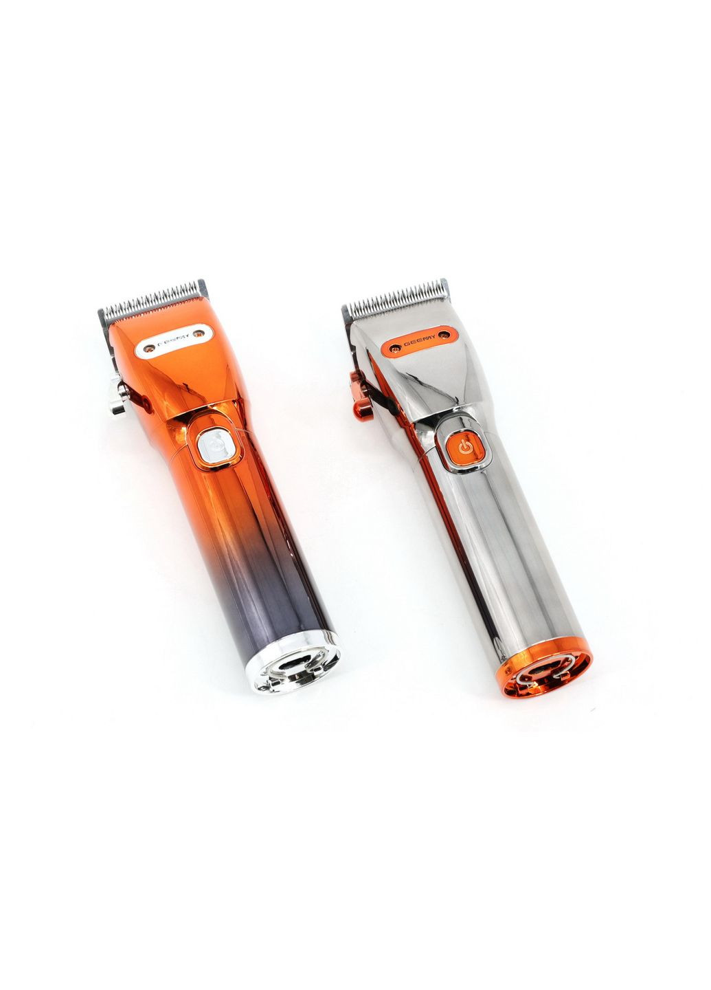 Аккумуляторная машинка для стрижки волос GM-6758 со сменными насадками 4шт 3Вт Оранжевый / Черный Geemy (336889892)