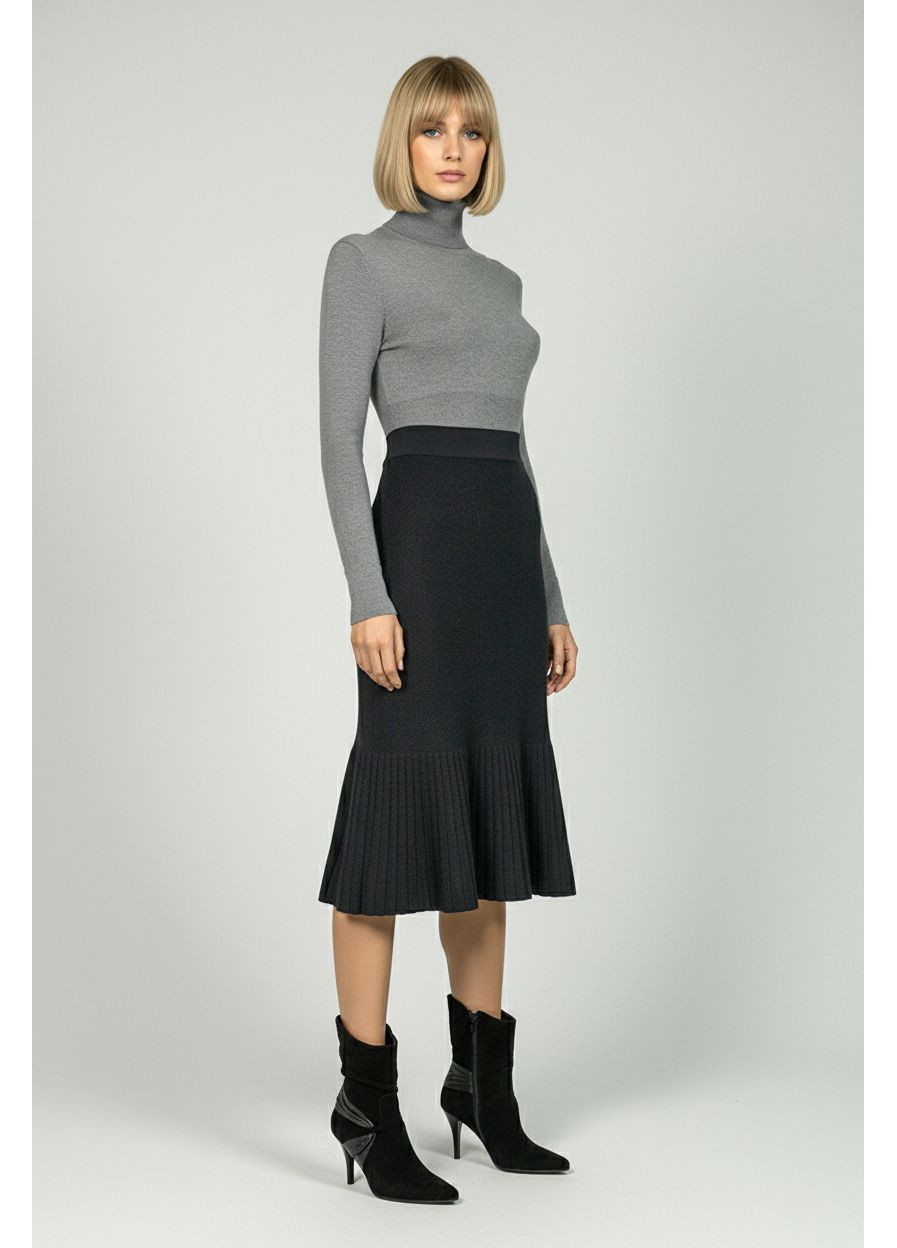 Осенние женские демисезонные замшевые сапоги s-06 черный Arezzo