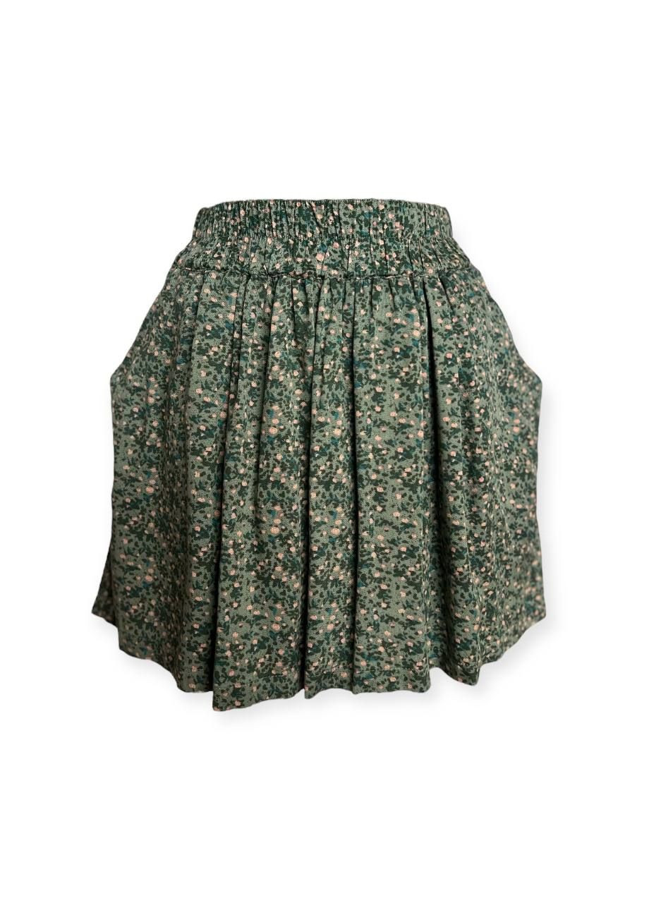 Зеленая повседневная юбка зеленый Creeks