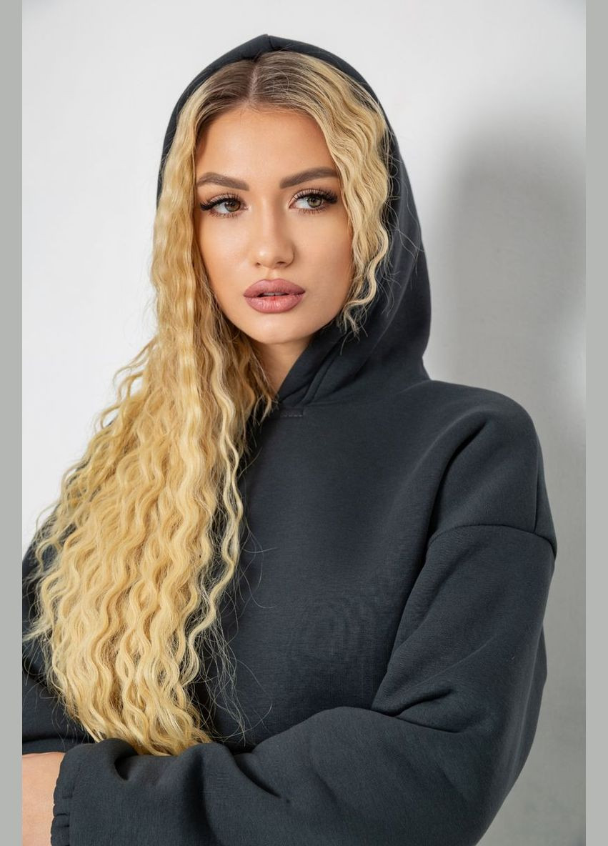 Худи женский трехнитка на флисе Ager 102R364 (316683630)