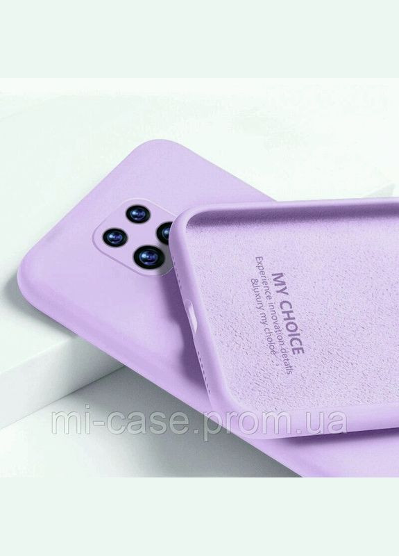 Силиконовый чехол для Redmi Note 9 Pro микрофибра soft touch Xiaomi (322918803)