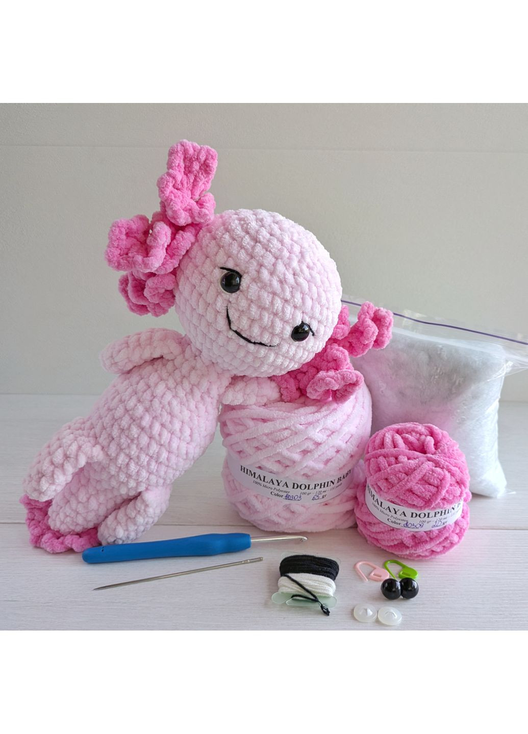 Набір для в'язання аксолотля, рожевий Hand Made (365250654)