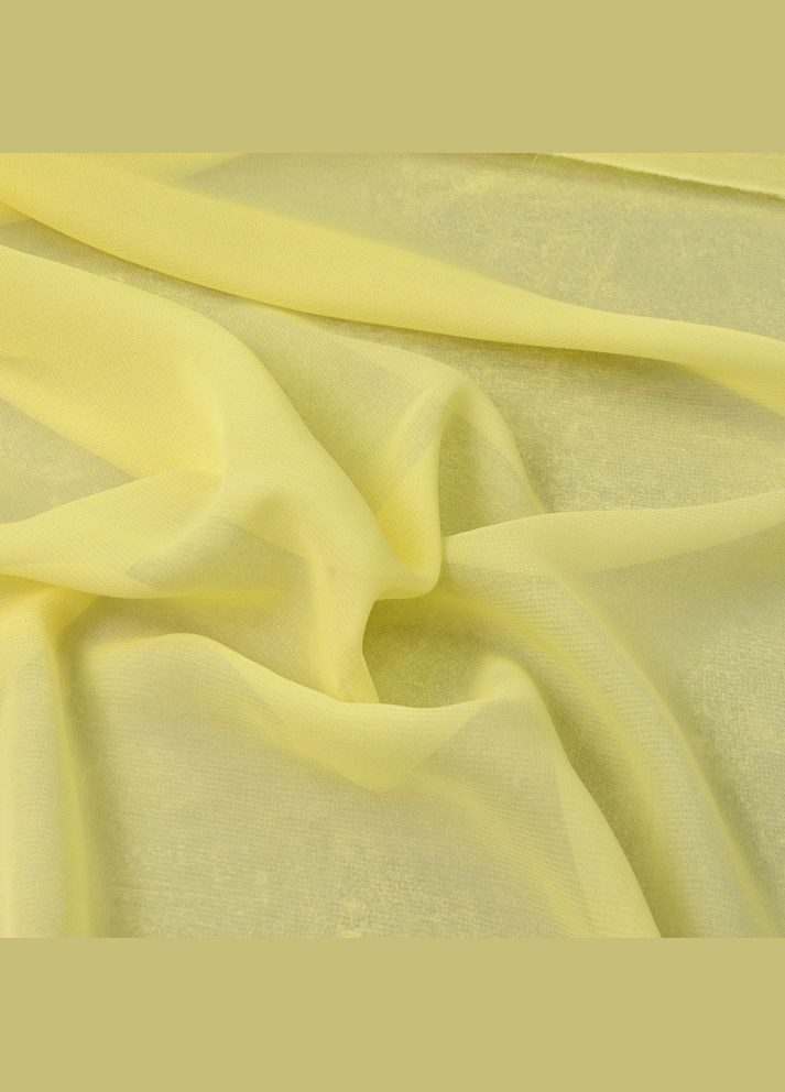 Ткань шифон Мульти 80 гр/м2 150 см полупрозрачная, легкая, воздушная для платьев, блузок крем/брюле IDEIA (332177688)