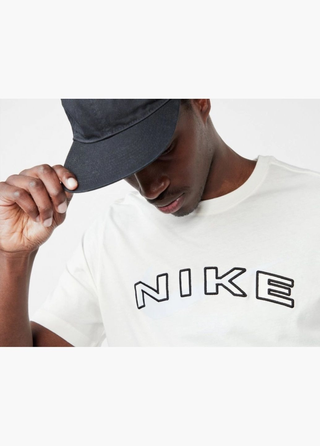 Белая футболка мужская club arch t-shirt white fv5711-133 Nike