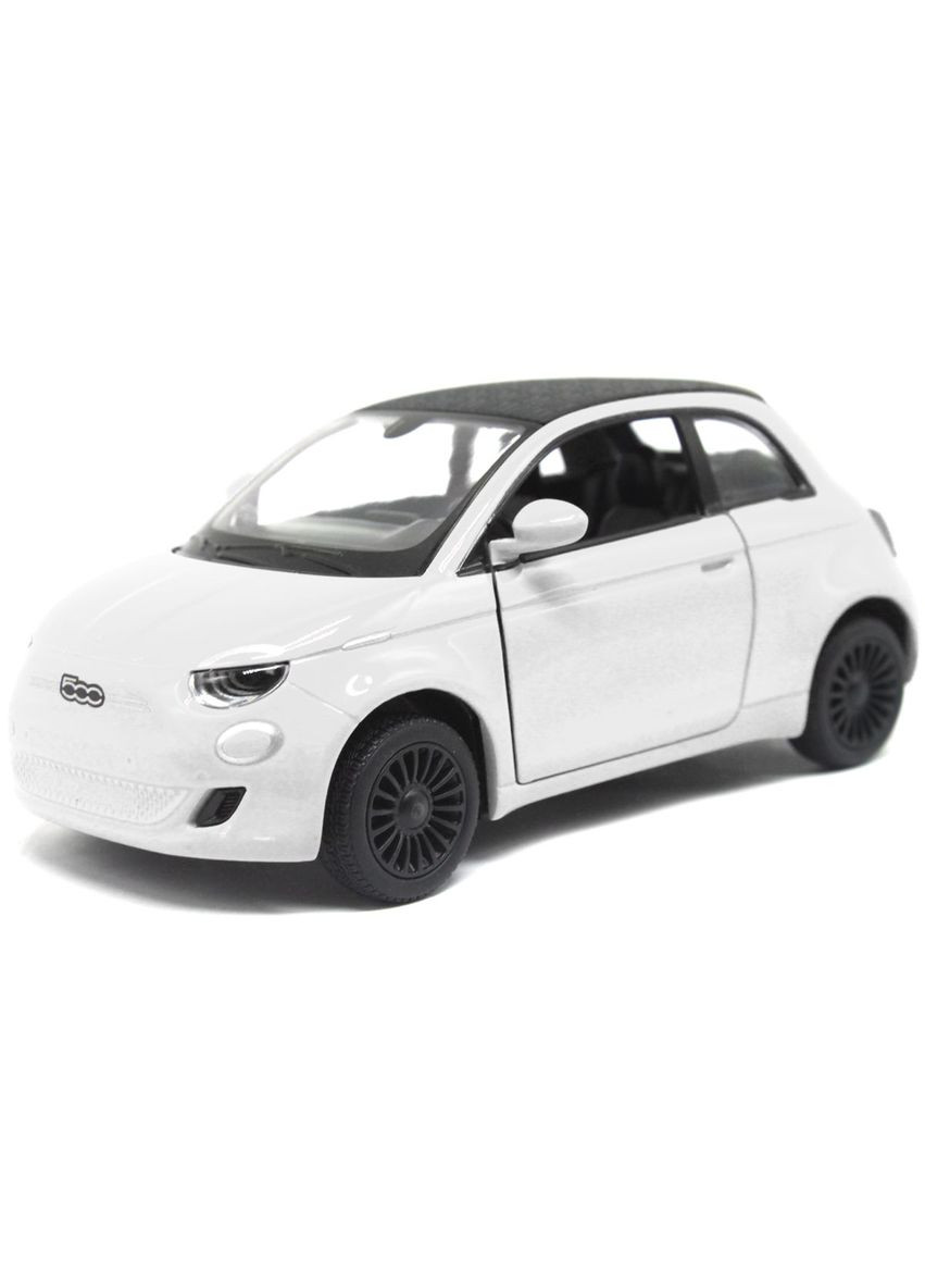 Машинка металева "Fiat 500E", білий Kinsmart (292251992)