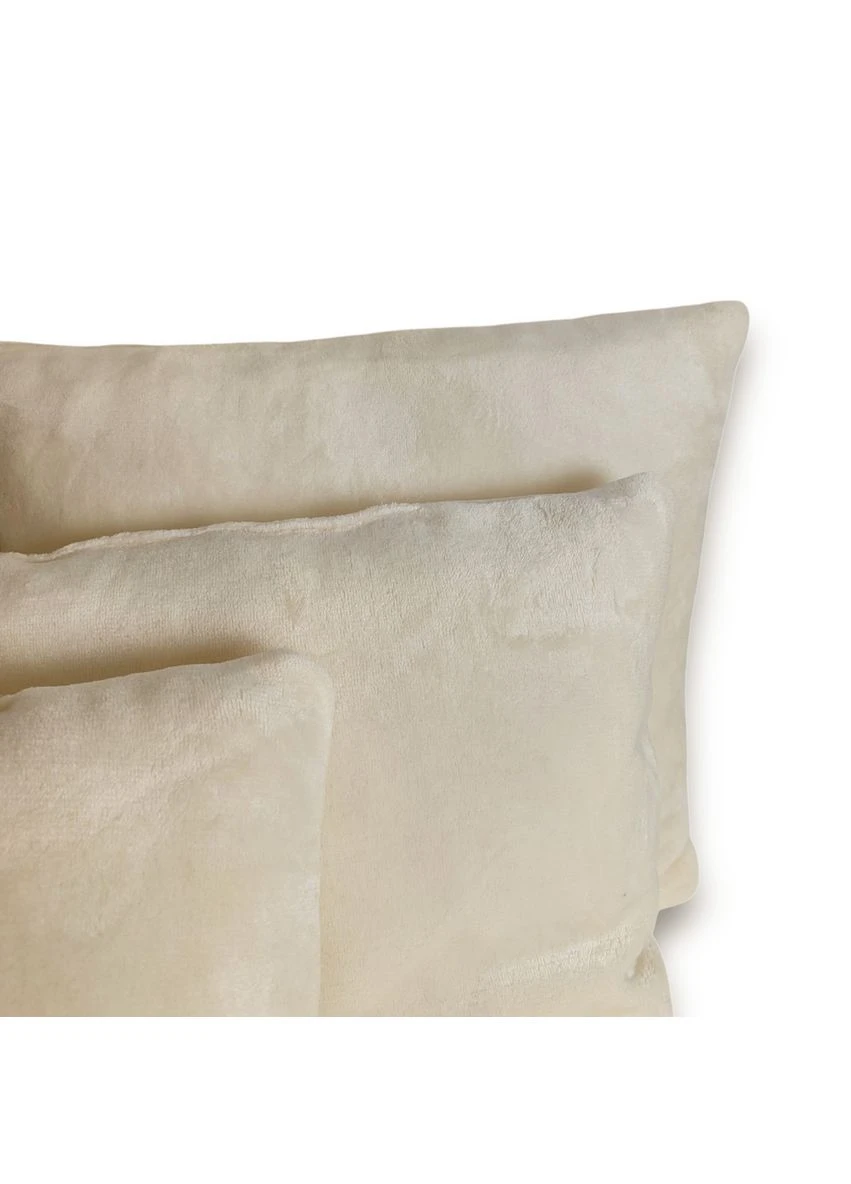 Подушка Manner Beige декоративная велсофт 45х45 см бежевая (2800005112191) Emily (393669709)