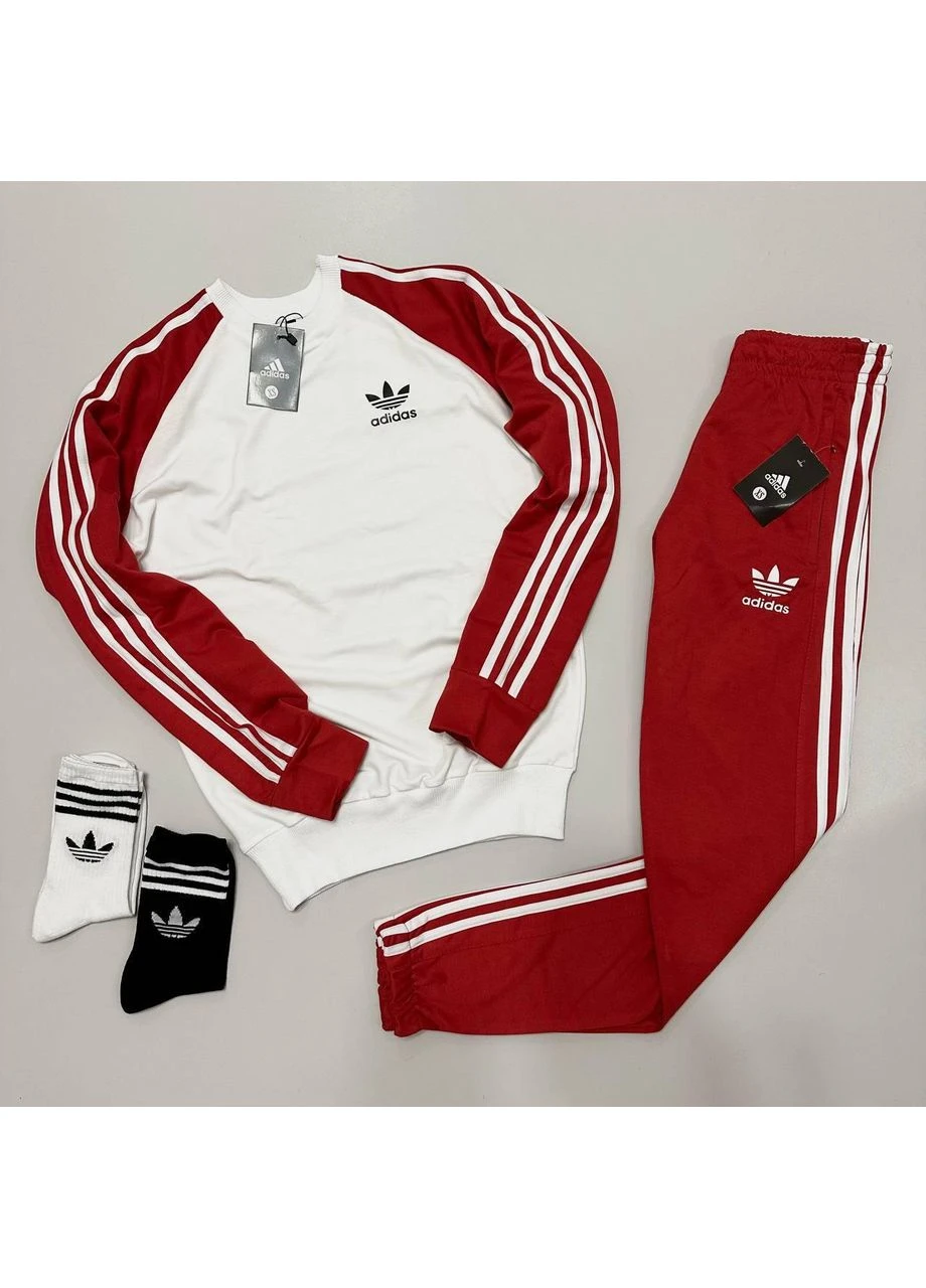 Костюм Мужской Спортивный Аdidas Свитшот И Штаны Унисекс Seli No Brand (395648252)