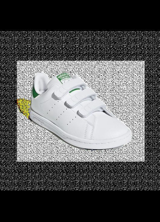 Білі всесезонні дитячі кросівки на липучці, білі, originals stan smith adidas