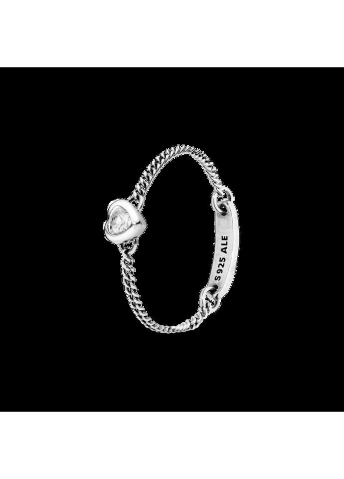 Серебряное кольцо Пандора "Душевное сердце" 197191CZ Kabluchka (355345444)