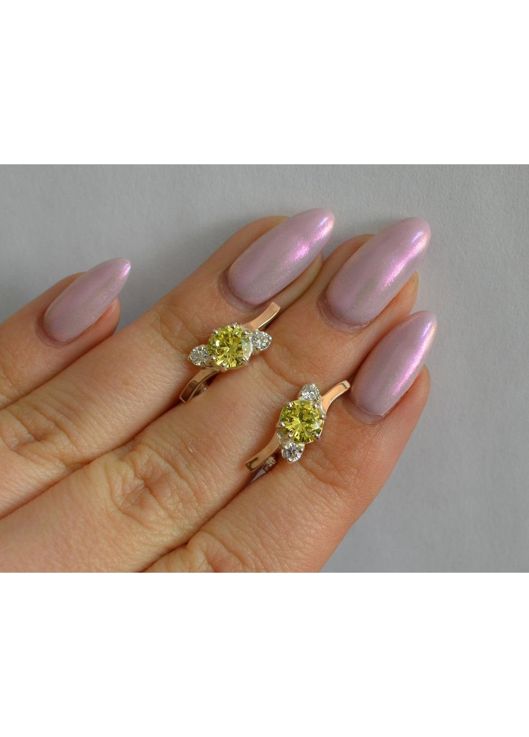 Срібні сережки з золотими вставками Silver Style (367112611)