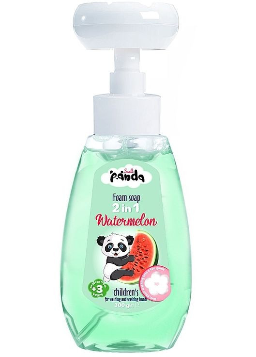 Мило-пінка 2 в 1 дитяча "Watermelon" Foam Soap 2 In 1 300g (1313388-11850424) Small Panda (368641070)