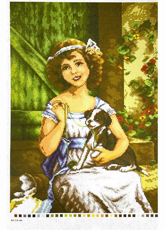 Схема для вышивания крестиком на канве А3 А3-14-84 FROM FACTORY SHB (339105268)