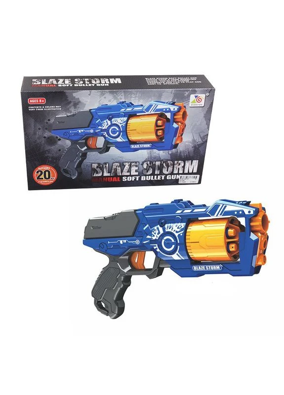 Бластер на мягких шарах ZC7092 с механическим перезарядом Zecong Toys (329883463)