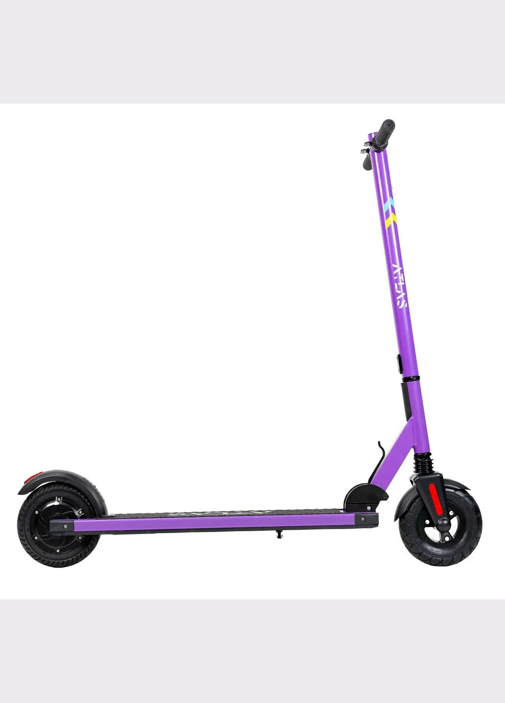 Электросамокат 0810 Violet, 240W, 24V, 10AH, Ø-8, 25 км/ч, iOS/Android, цвет - фиолетовый. Atlas (317206558)