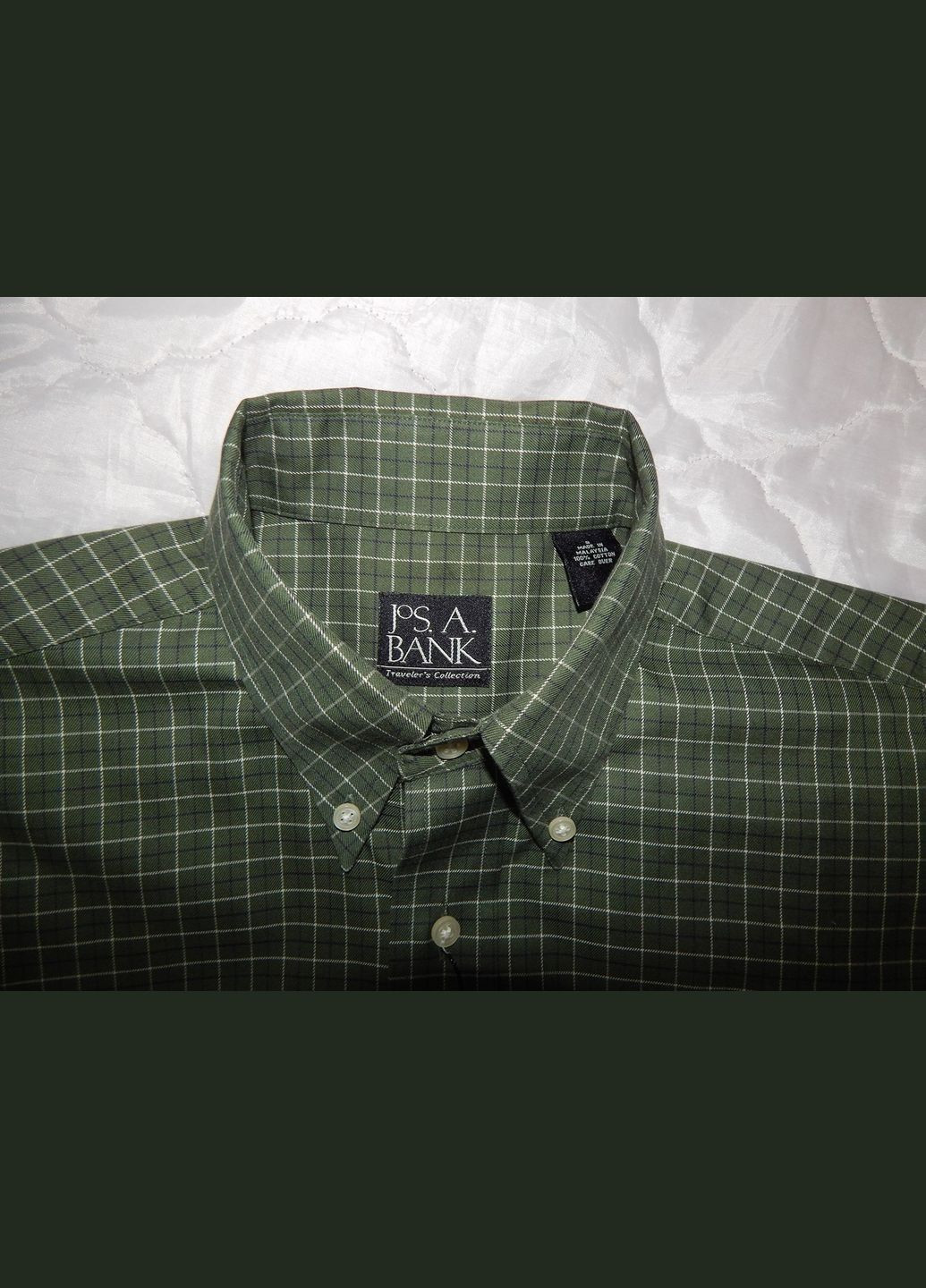 Чоловіча тепла сорочка з довгим рукавом Jos.A.Bank р.48-50 109RTX (тільки в зазначеному розмірі, 1 шт.) No Brand (307289342)