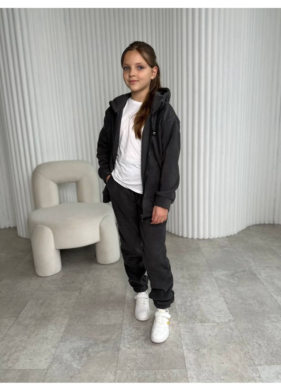 Флисовый детский костюм на змейке No Brand (369626721)