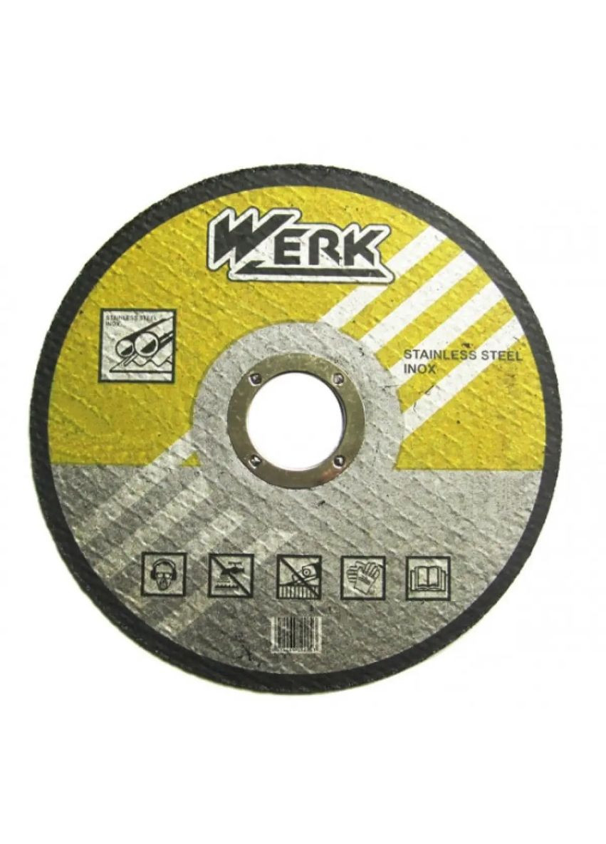 Круг отрезной по металлу 115х1,2х22,23мм (34004) Werk (323036895)