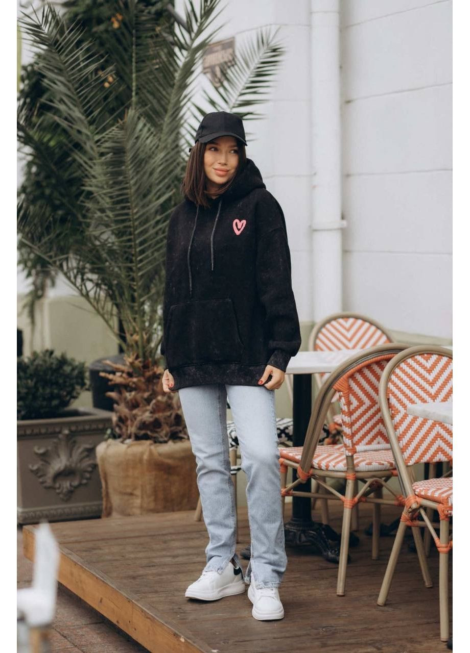 Утеплене худі на флісі з подвійним капюшоном MonCher (362894522)