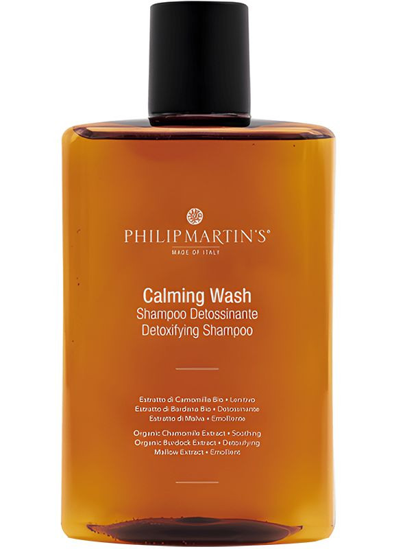 Шампунь-детокс восстанавливающий и стабилизирующий баланс кожи головы Calming Wash, 320 мл Philip Martin's (356175882)