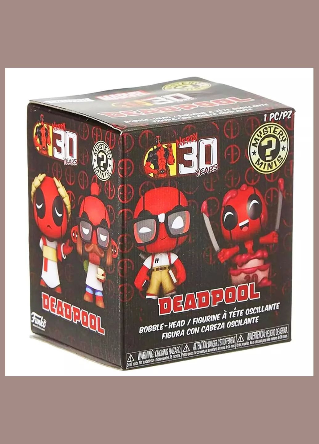 Фигурка-сюрприз Mystery Minis Дедпул в ассортименте (55210) Funko Pop (326887471)
