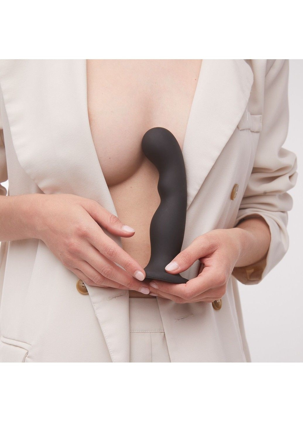 Насадка для страпона Strap On Me Dildo Plug P&G Black S Strap-On-Me (298473762)