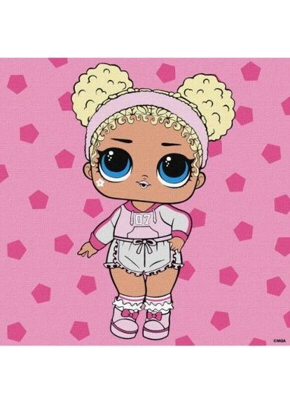 Картина за номерами "L.O.L Surprise! Game on. Flower Child" 25x25 см Ідейка (402640386)