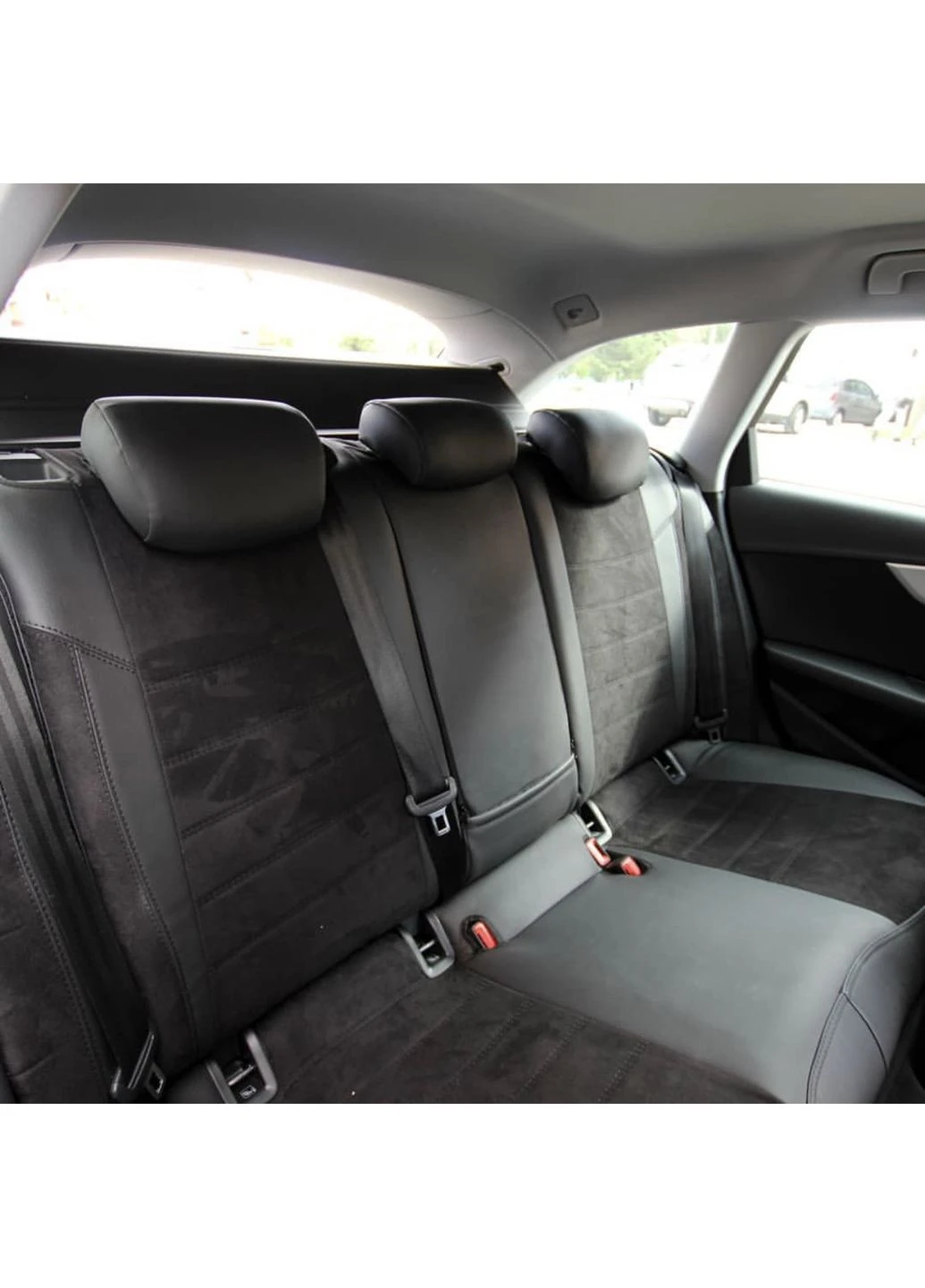 Авточохли AUDI А4 B6 SEDAN 2000-2006 Чохли в салон (Екошкіра + Антара) EMC-ELEGANT EMC ELEGANT (398174714)