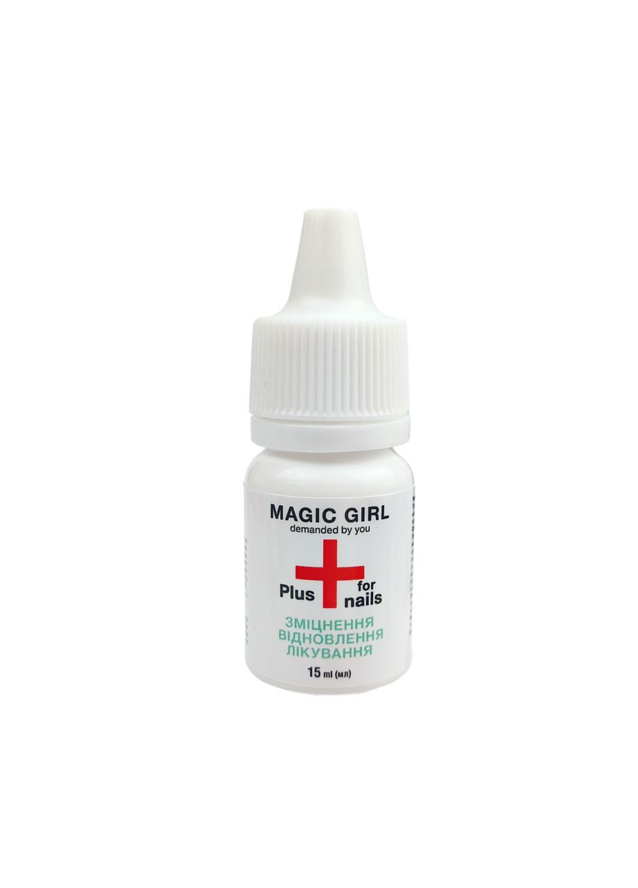 Масло для укрепления и восстановления ногтевой пластины Plus for nails,15 мл Magic Girl (303635390)