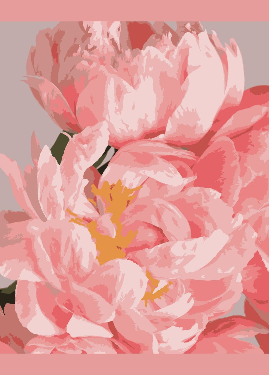 Картина по номерам Нежные пионы 40 х 50 PN1970 Artissimo (348359446)