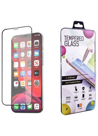 Скло захисне Apple iPhone 13 Pro Frame A+ (606037) Drobak Apple iPhone 13 Pro Frame A+ (366700403)