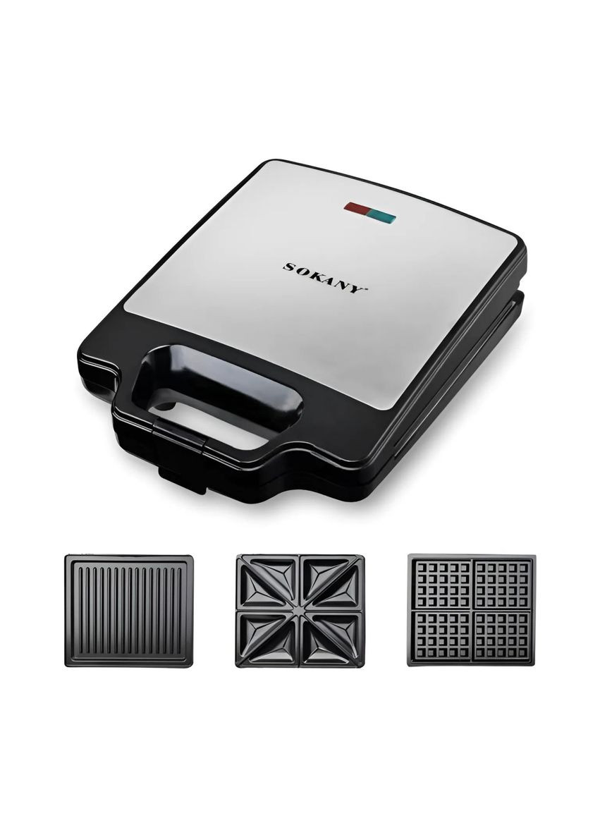 Мультипекар Sokany SKBBQ852 з насадками 1400 Вт Jooki (360920960)