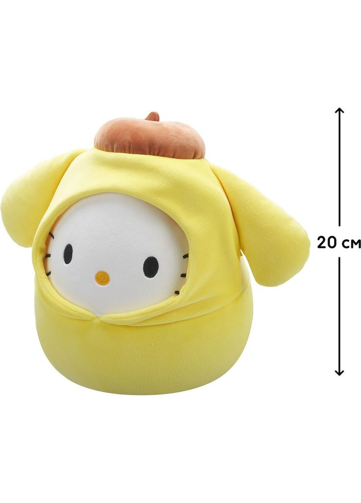 М'яка іграшка Hello Kitty Хелоу Кітті в образі Помпомпурін, 20 см () Squishmallows SQSN00387 (328396516)