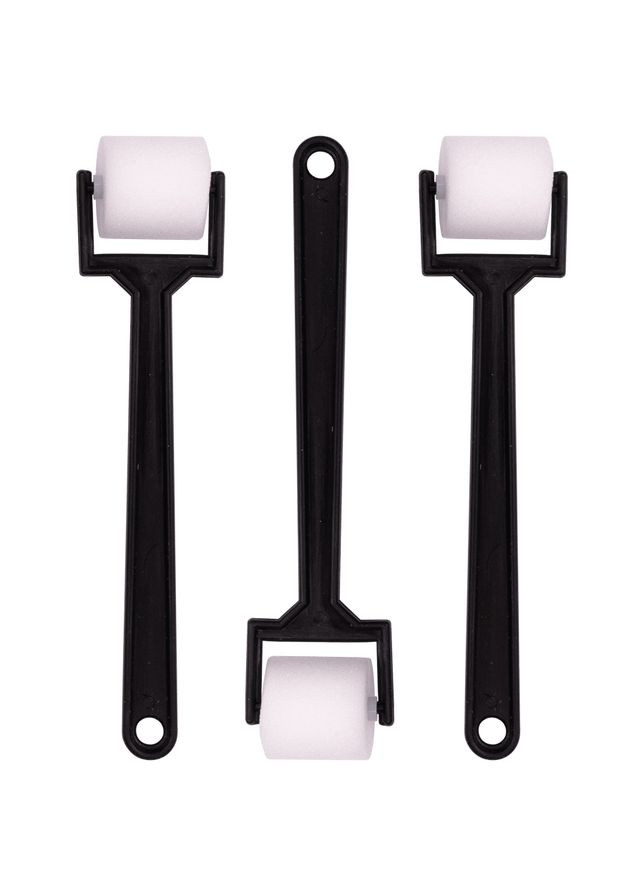 Набір роликових спонжів поролонови ширина 25мм 3шт. D.K.ART & СRAFT D&K (362578161)