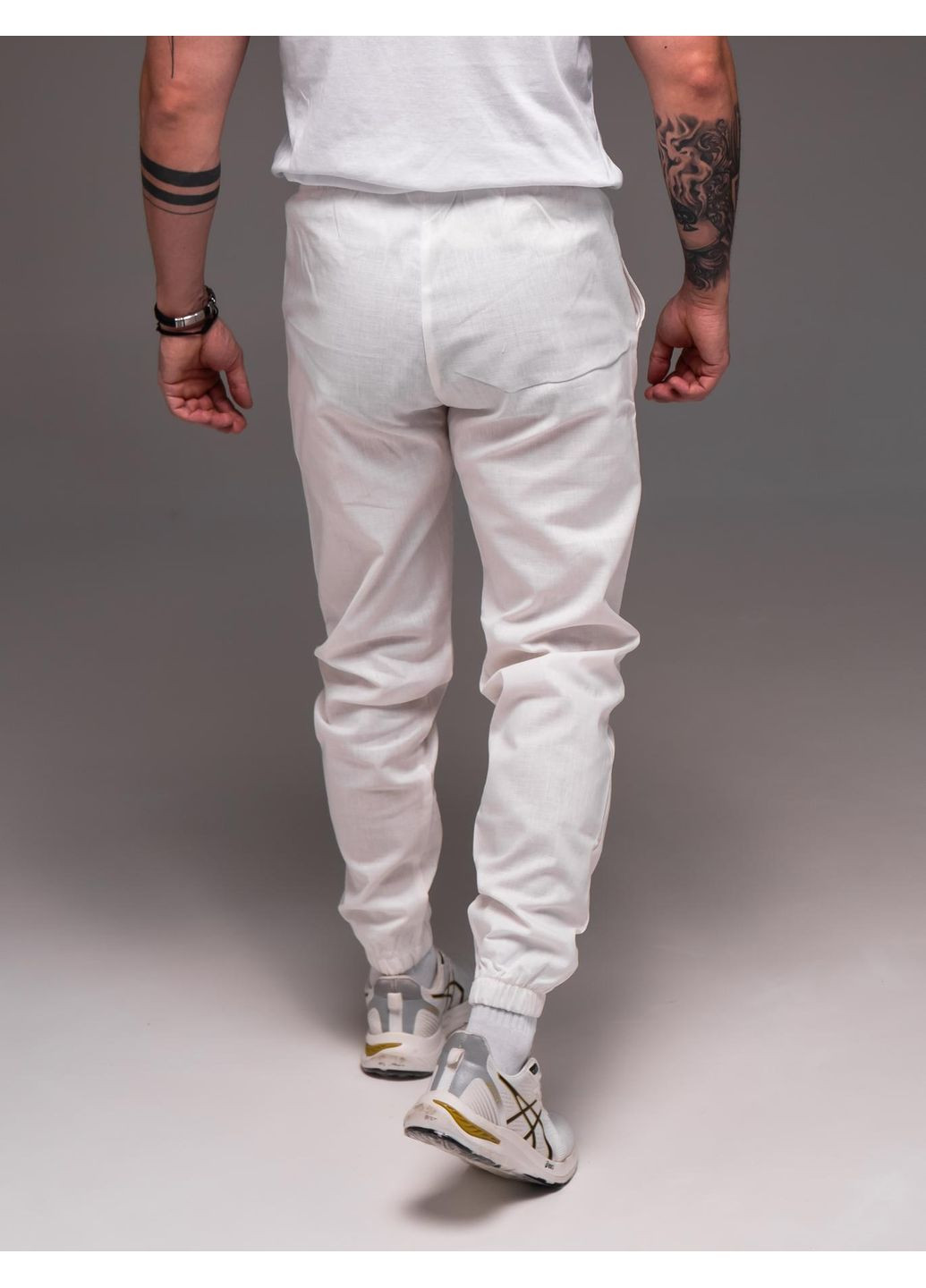 Молочные повседневный демисезонные джоггеры брюки No Brand