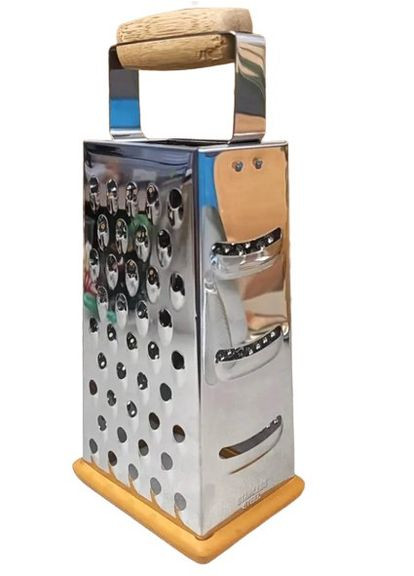 Четырехсторонняя терка GR 1203 с деревянной ручкой из нержавеющей стали A-Plus (297331096)