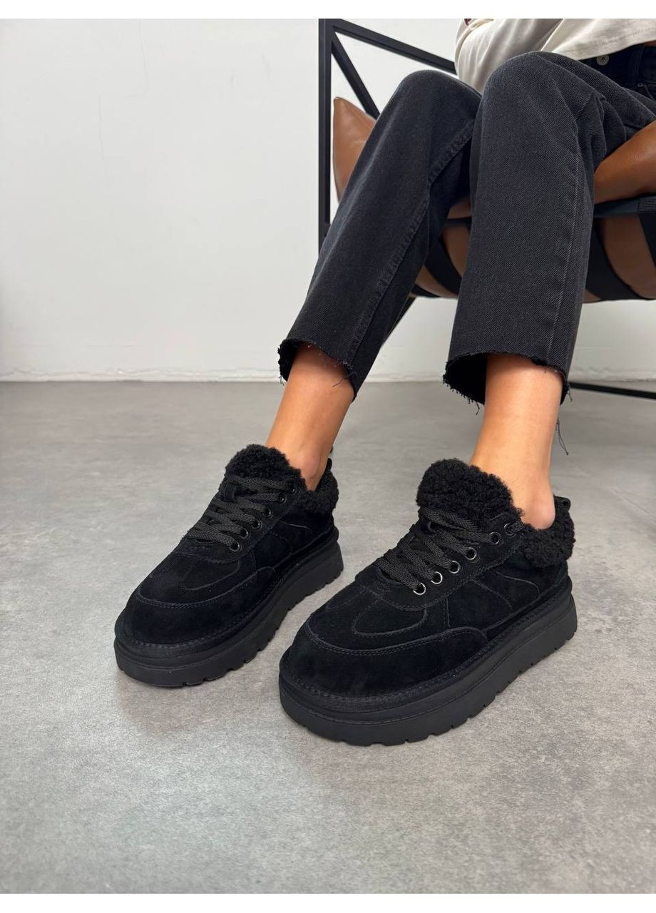 Черные 🖤 кеды "winter lux" - когда зима выглядит стильно No Brand