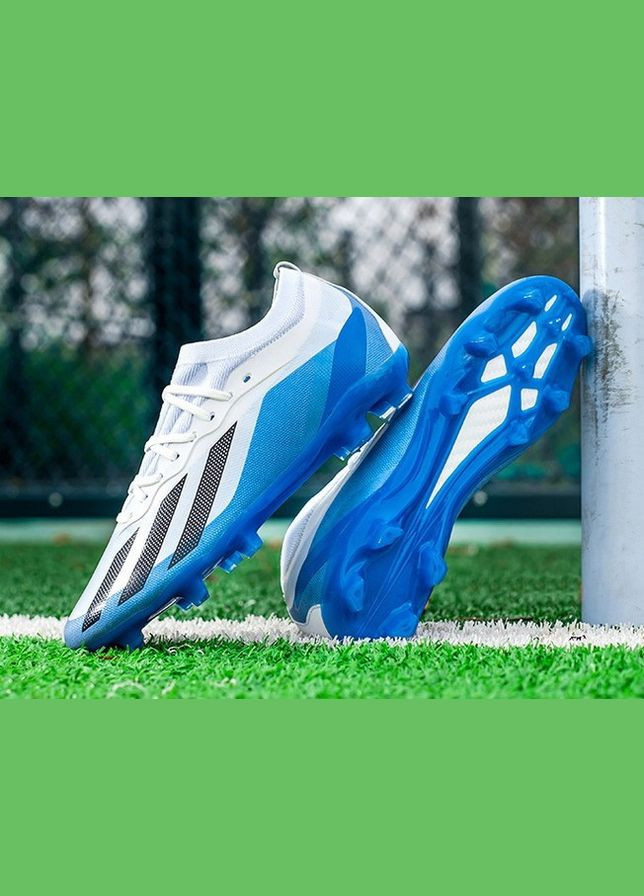 Синие футбольные бутсы No Brand без шнурков