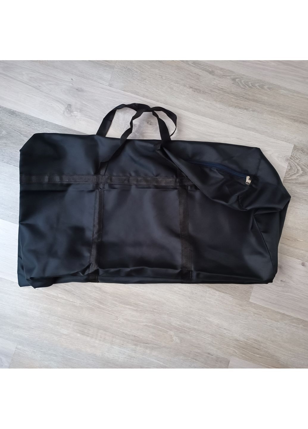 Сумка велика баул міцна дорожня для перевезення та зберігання 100 літрів 80х26х46 см чорна (C4628-100) No Brand (370955343)