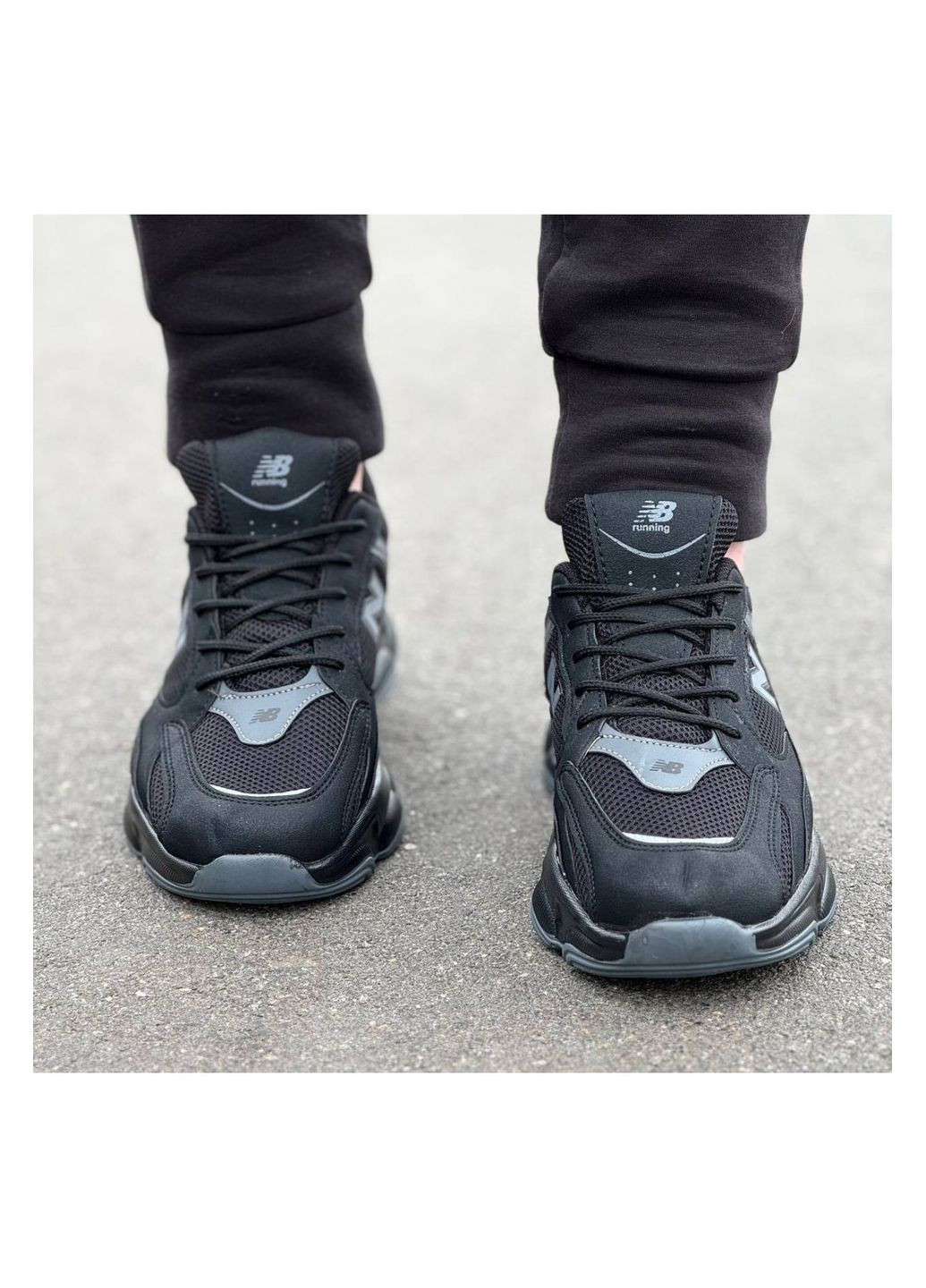 Чорні Осінні чоловічі кросівки No Brand