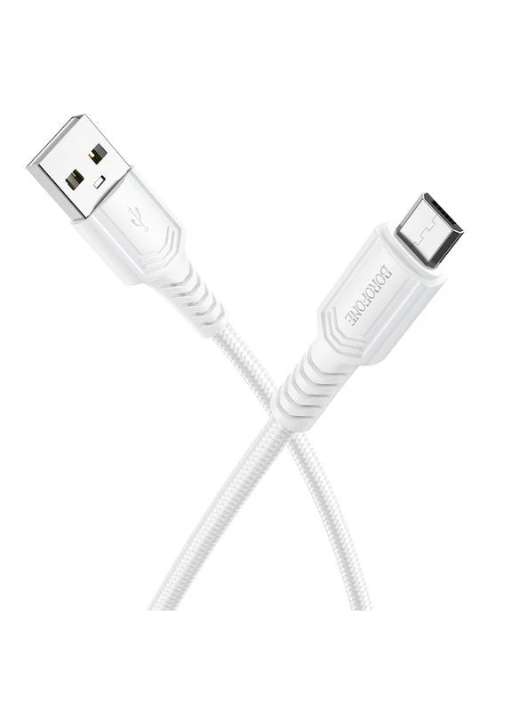 Кабель BX116 USB – micro-USB белый Borofone (402287155)