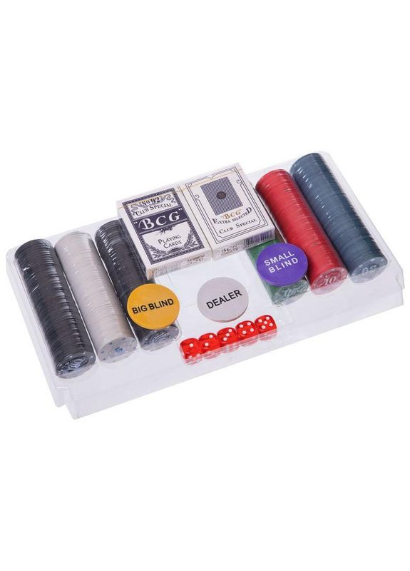 Набор для покера в пластиковом кейсе 300S-C 300 фишек SP-Sport (323217413)