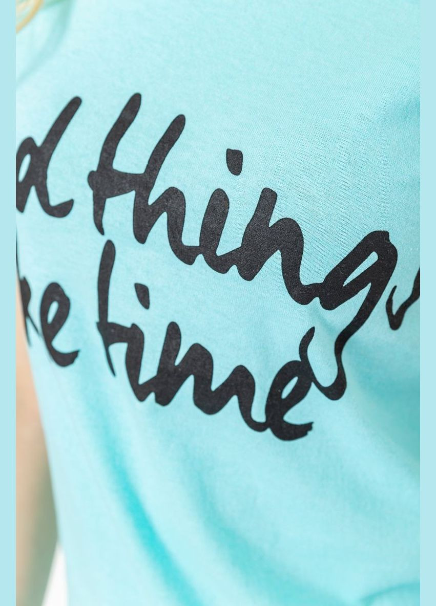 Футболка женская с принтом, цвет белый, Ager - (279537453)