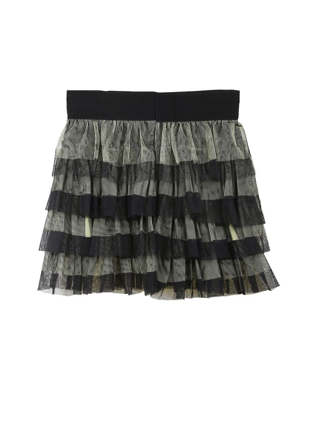 Оливковая (хаки) кэжуал однотонная юбка Mtp