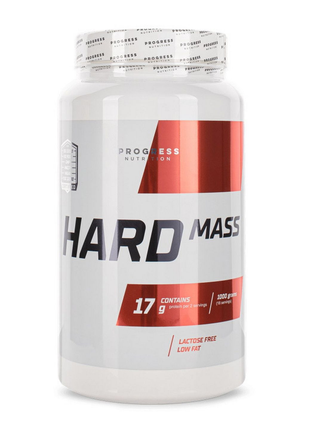 Гейнер Hard Mass, 1 кг Шоколад Progress Nutrition (293478686)
