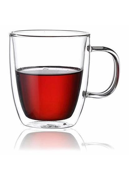 Набір чашок із подвійними стінками KM-9001 350 мл 2 шт Kamille (349222418)